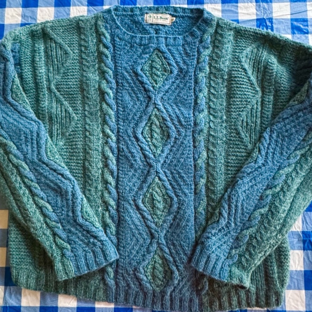 L.L. Bean Wool Fisherman’s Sweater